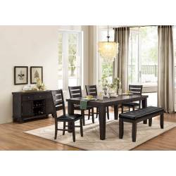 Ameillia Dining 7PC set (TABLE+6SIDE CHAIRS)